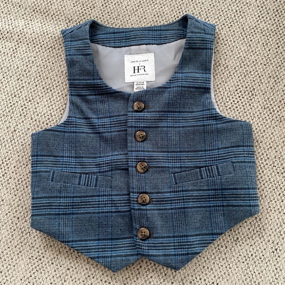 Janie & Jack Suit Vest - Picture 1 of 3